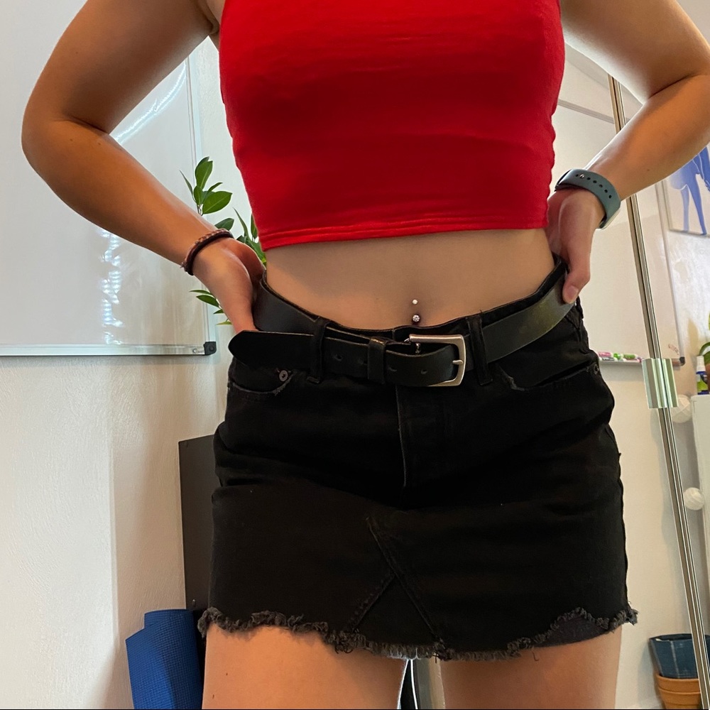 American Eagle Black Mini Skirt